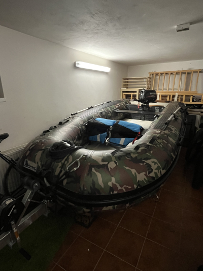 Nafukovací čln PROSCAN KRAKEN 370 AL a Suzuki 5 HP - 2000 €